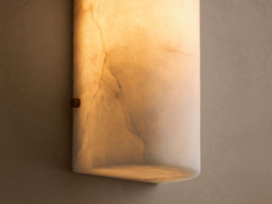 Chayla Alabaster Stone Sconce 12'' 18''H, wall sconce - view 3