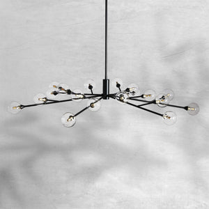 Apollo Round Chandelier 36"47"59" - view 6