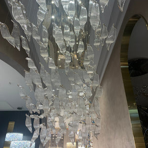 Modern Creative Luxury Seagull Shape Floating Leaves Chandelier for Kitchen Island/Dining Room - view 12