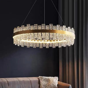 Flake Modern style Round crystal chandelier - view 2