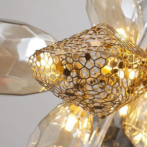 Modern Wine Glass Shape Chandelier Italian Light Luxury Light Fixture for Dining Room/Living Room - view 36