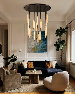 Aureon Alabaster Round Chandelier - view 21