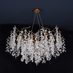 Thirza Branch Crystal Dining Room Chandelier