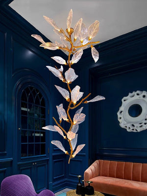 Creative Bionic Resin Leaves Chandelier for Living Room/Dining Room/Staircase - view 4