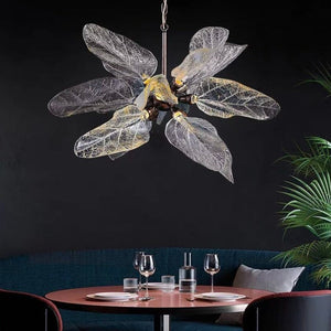 Creative Bionic Resin Leaves Chandelier for Living Room/Dining Room/Staircase - view 2