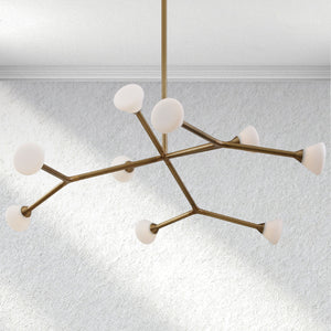 Opaline Sputnik Chandelier - view 3