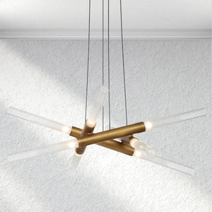 Heritage Intersecting Tube Chandelier