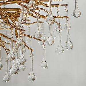 Stunning Tree Branch Crystal Chandelier with Clear Teardrop-shaped for Living/Dining Room - view 37