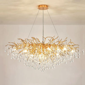 Teardrop Branch Tree Crystal Chandelier - view 3