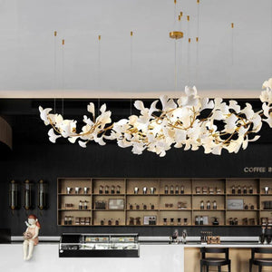 Ceramic Ginkgo Chandelier 4 Sizes - view 6