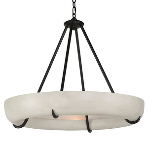 Orion Alabaster Chandelier - Merlin Lamps