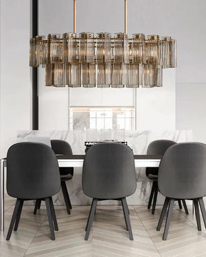 Delsie Oval Chandelier 51''63''72'' - view 9