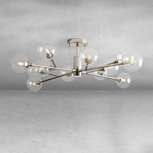Apollo Moder Glass Ball Flushmount 20''36''47'', flush mount - view 17