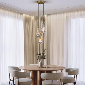 Raindrop 3-Light Cord Round Chandelier - view 2