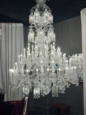 73 lights bell crystsal chandelier, K9 crystal - view 5
