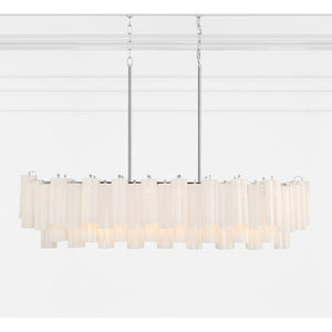 Addis 51.75'' Linear Chandelier in Polished Chrome - Additional View (ADD-317-CH-WH)