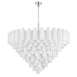 Addis 49'' Chandelier in Polished Chrome - Additional View (ADD-327-CH-WH)