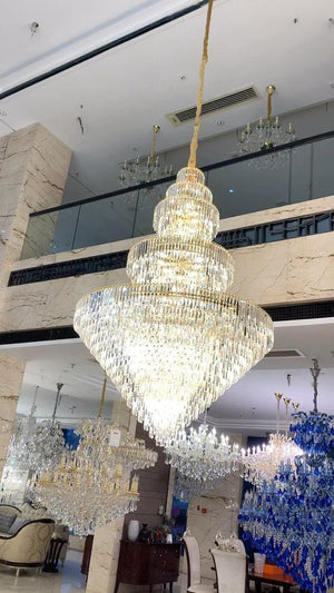 Luxury Multi-tiered Extra Large Crystal Chandelier for Staircase/Foyer/Entryway - view 4