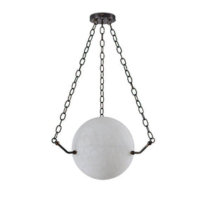 Aaron Alabaster Sphere Suspension Lamp, Pendant Kitchen Island Lamp - view 4