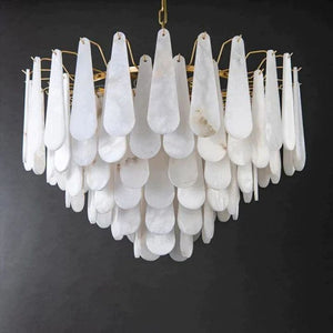 Alabaster Feathery Chandelier - view 3