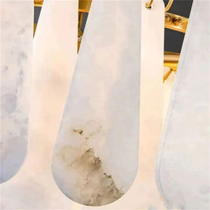 Alabaster Feathery Chandelier - view 8