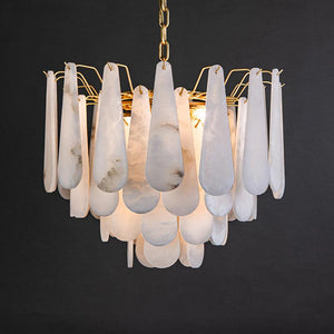 Alabaster Foyer Art Chandelier - view 6