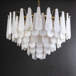 Alabaster Foyer Art Chandelier - view 2
