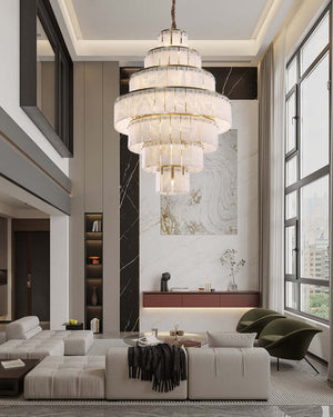 Alabaster Giant Tiered Chandelier - view 3