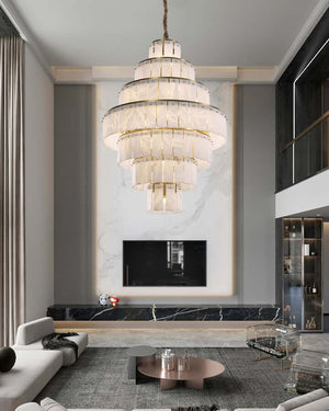 Alabaster Giant Tiered Chandelier - view 8