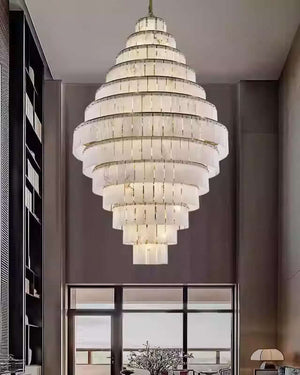 Alabaster Giant Tiered Chandelier - view 9