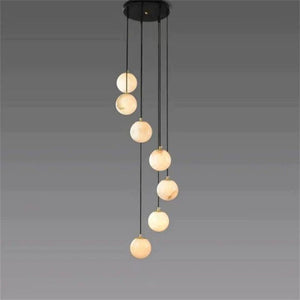 Alabaster Global Wavy Chandelier - view 4