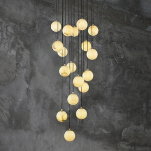 Alabaster Global Wavy Chandelier - view 8