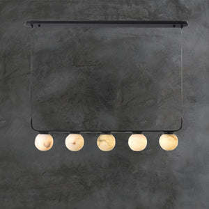 Alabaster Island Chandelier 5 Lights - view 3