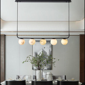 Alabaster Island Chandelier 5 Lights - view 4