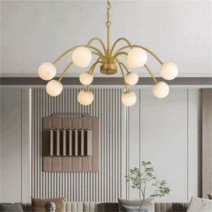 Alabaster Radial Chandelier - view 8