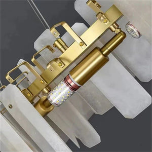 Alabaster Round Pendant Chandelier - view 9