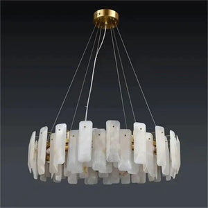 Alabaster Round Pendant Chandelier - view 5