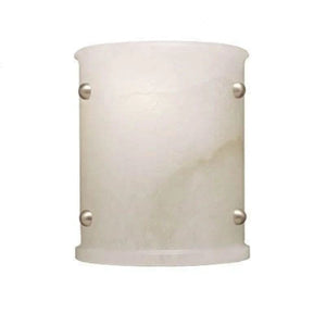 Alabaster Semi-Cylindrical Wall Sconce, chandelier - view 2