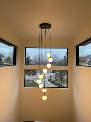 Alabaster Global Wavy Chandelier - view 7