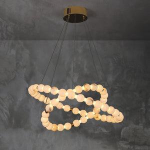 Alabaster Orb Ring Chandelier - view 23
