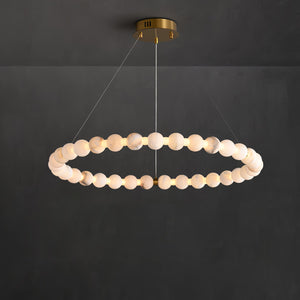 Alabaster Orb Ring Chandelier - view 24