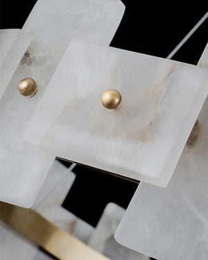 Alabaster Tiered Chandelier - view 6