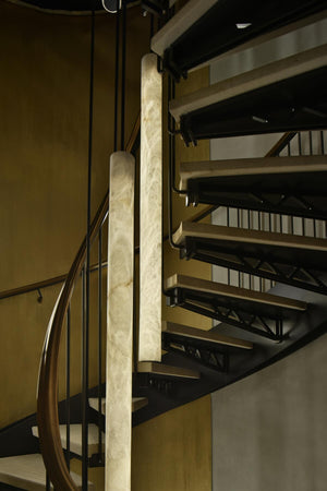 Alabaster long Pendant Light (customize), chandelier - view 8