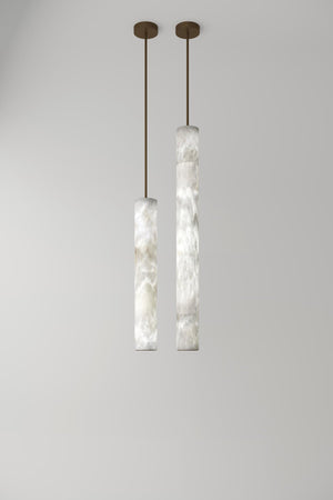 Alabaster long Pendant Light (customize), chandelier - view 2