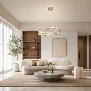 Aletta Slim Halo Chandelier