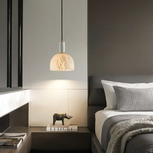 Alabaster Altus Hemisphere Pendant Light, chandelier - view 8