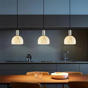 Alabaster Altus Hemisphere Pendant Light, chandelier - view 3