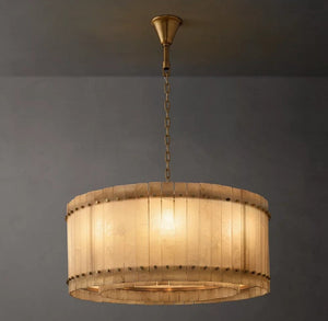 Amelia Alabaster Round Chandelier - view 12