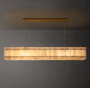 Amelia Alabaster Linear Chandelier - view 8