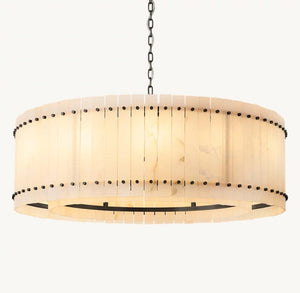 Amelia Alabaster Round Chandelier - view 7